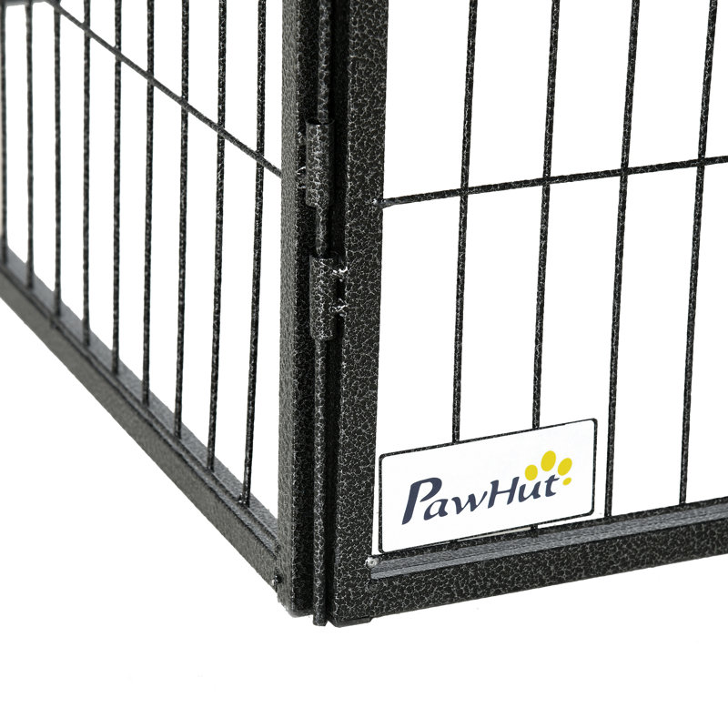 60cm H Panel Metal Exercise Pen With Door