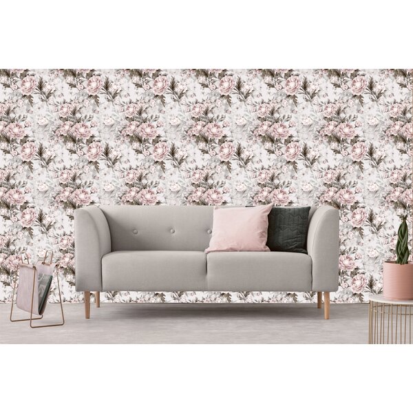 Charlton Home® Nicks Peel & Stick Floral Roll | Wayfair