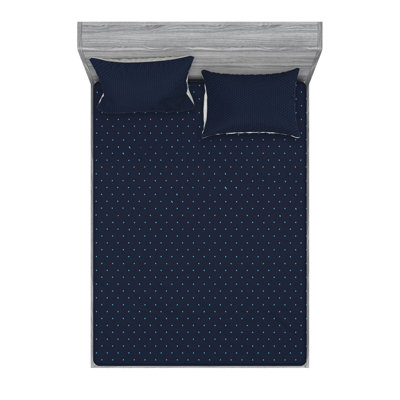 Microfiber Polka Dots Sheet Set