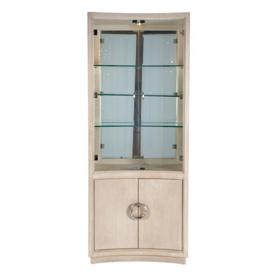 Nouveau Chic Lighted China Cabinet