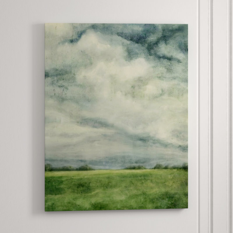 Blurred Painting by D’Alessandro Léon, Image Brush Gel, 52" H x 40" W