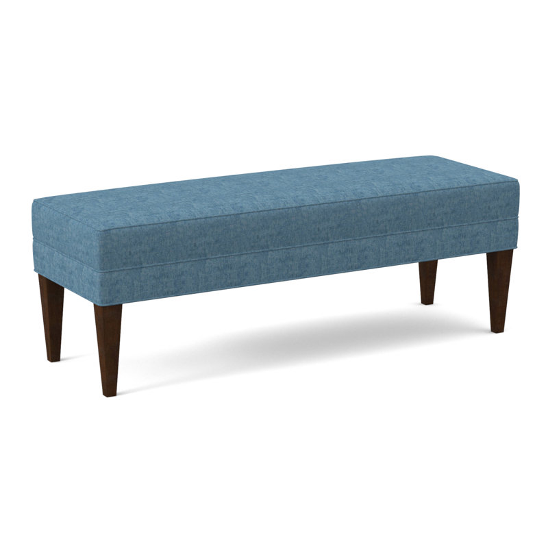 Banc rembourré Livery, Noyer noir, Edworth Ocean