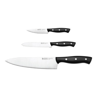 Ensemble de 3 couteaux HENCKELS Everpoint, noir
