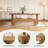 Rustic Solid Wood Dining Bench, 63" Extra Long Farmhouse Kitchen Bench with Sturdy Frame-1762444047