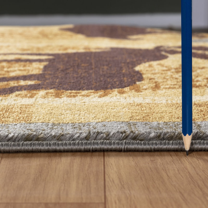7 pi. 10 po X 10 pi 3 po Tapis Lodge