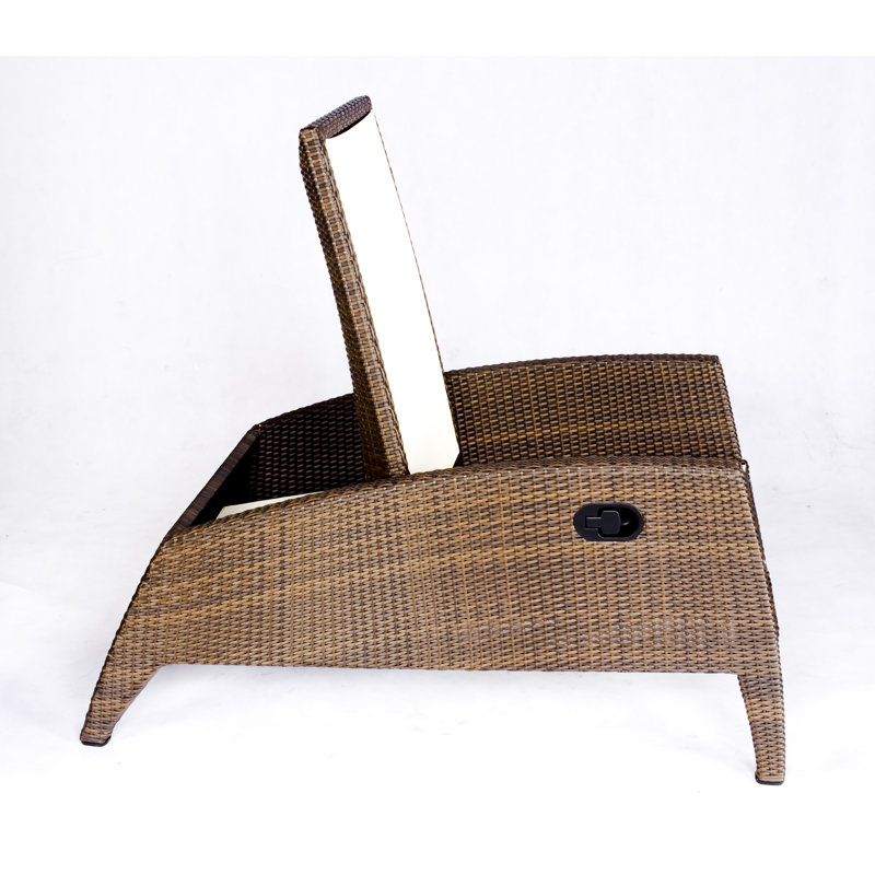 Out Of Blue Outdoor Chaise Lounge, Off White Sling