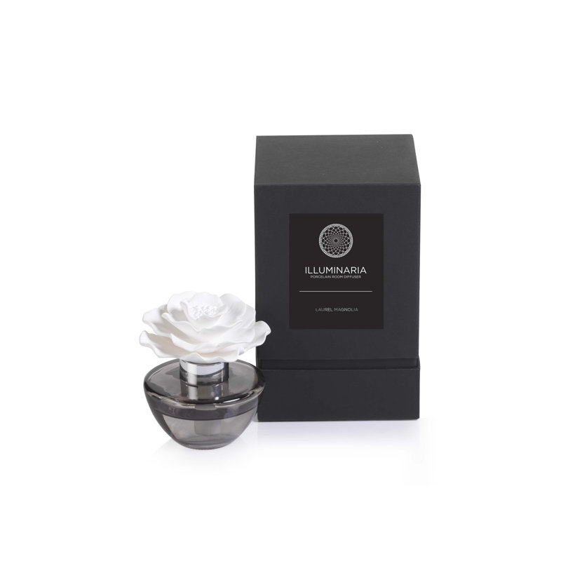 Illuminaria Porcelain Diffuser, Laurel Magnolia Fragrance