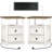 Deiren 2-Drawer Manufactured Wood Nightstands with Storage and Built-in Outlets-665151695