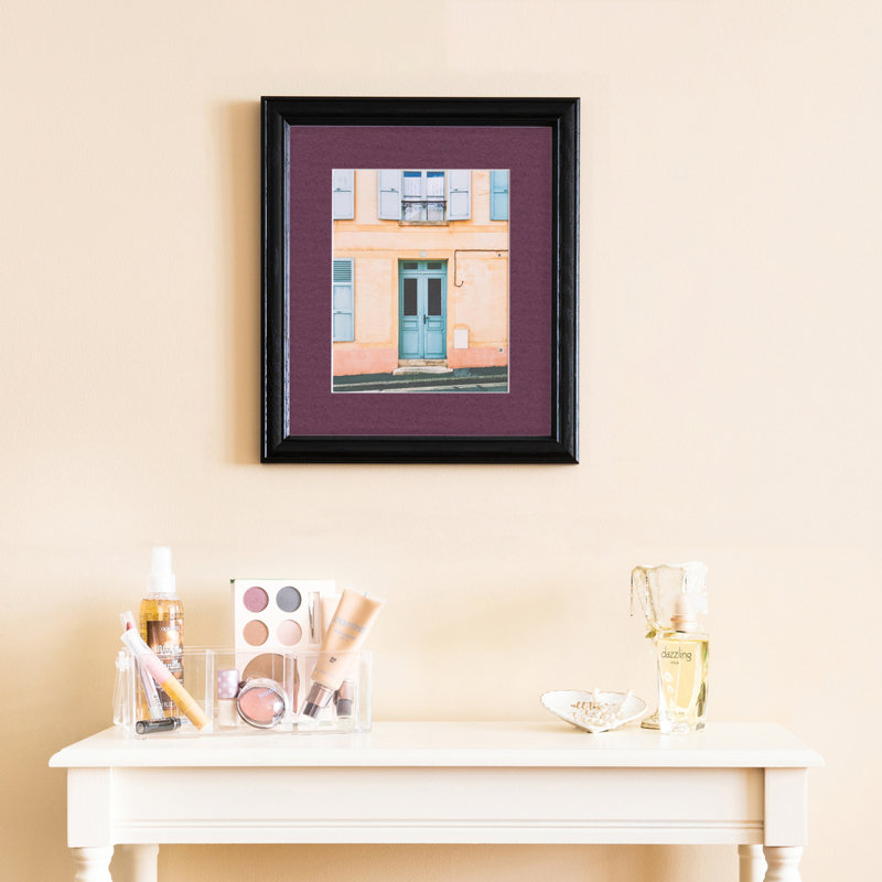 Cadre pour photo simple 18 po x 24 po en bois mat, Rubis