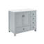 Meuble-lavabo simple 37 po avec 5 tiroirs et 2 portes Brashears