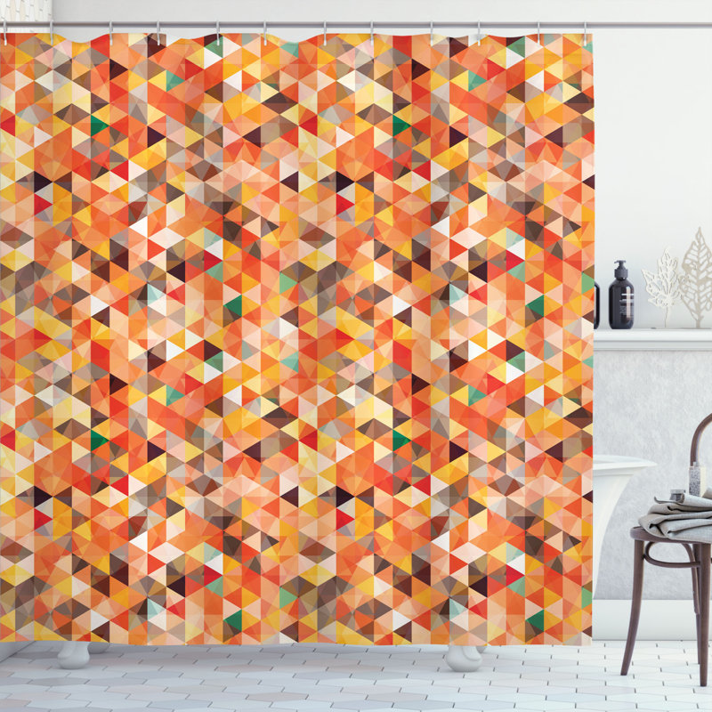 Blankenship Shower Curtain with Hooks Included, 69" W x 70" L