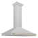 ZLINE Autograph Edition 48 in. Convertible Satin Steel Wall Mount Range Hood