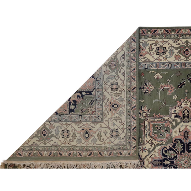 Global Rug One-of-a-Kind Hand-Knotted Serapi 9'2" x 12" Wool Area Rug