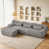 Tissu gris