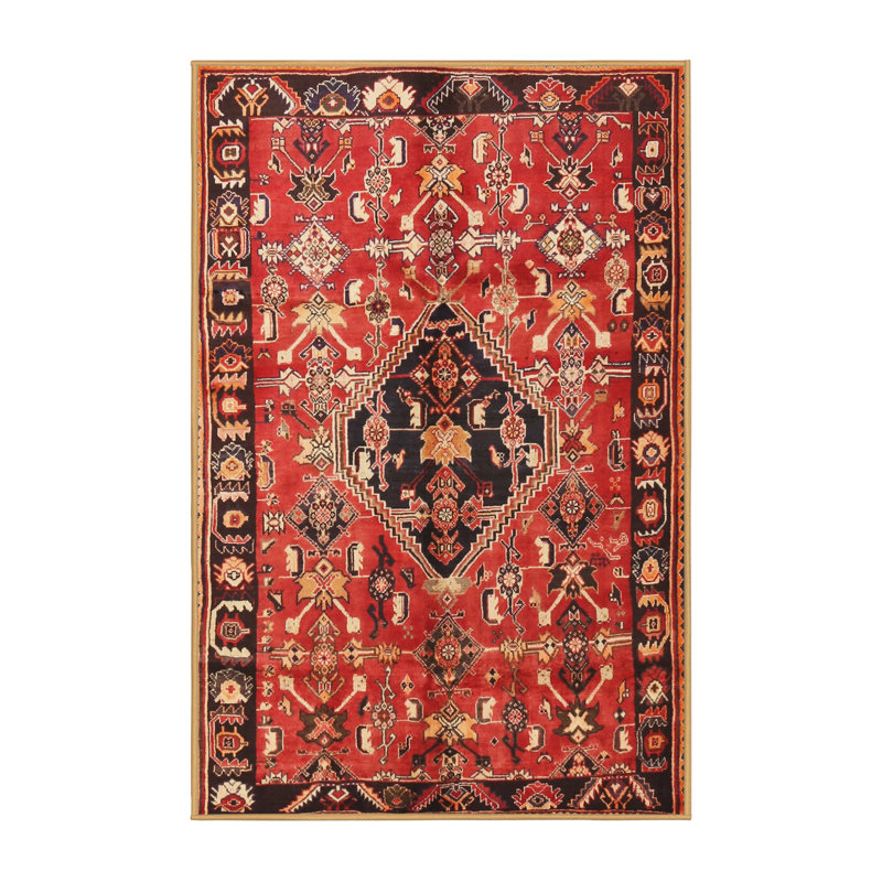 Tapis rouge à motif sud-ouest, Rectangle 5 pi x 7 pi