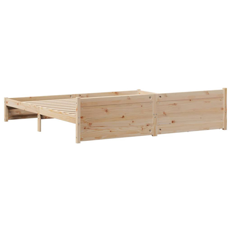 Solid Wood Drawers Bed Frame, Super King (6')