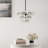 Boyle 6 - Light Dimmable Tiered Chandelier