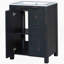 Petit meuble-lavabo 24 "avec lavabo en céramique