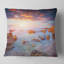 Lever de soleil sur la côte sud de la Sicile - Oreiller imprimé Sea & Shore-29961662-29963205