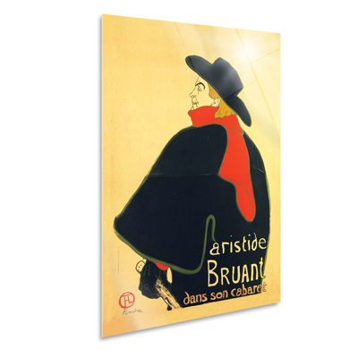 Aristide Bruant by Henri De Toulouse - No Frame Print