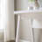 Home Office Writing Desk Ground Outlet USB-A Ports Finished On The Back Wooden Leg Frame