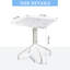 Table d'extérieur carrée L 27,5 po x l 27,5 po Jireth