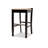 Upholstered Counter Stool with Solid Wood Frame-215584925-217710231