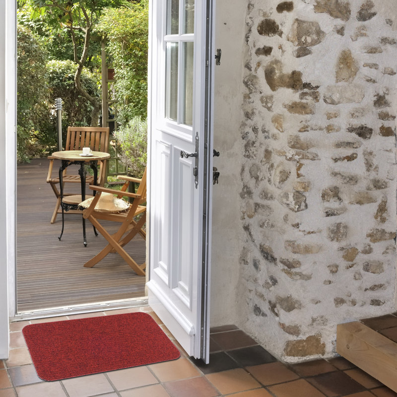 Revilla Entrance Doormat, Red