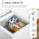 3.5 Cubic Feet Garage Ready Frost-Free Chest Freezer with Adjustable Temperature Controls