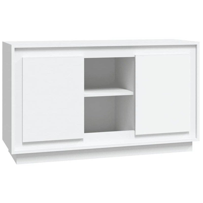 Lissi Sideboard 102x35x60 cm Engineered Wood, White