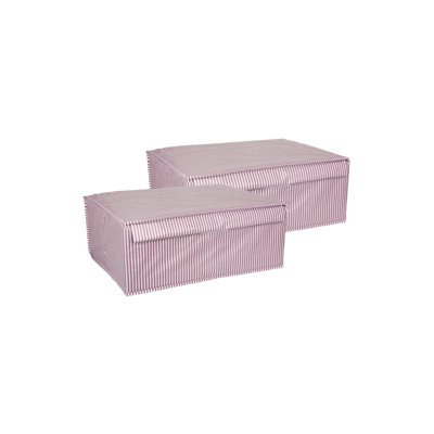 Ensemble de bacs de rangement en tissu