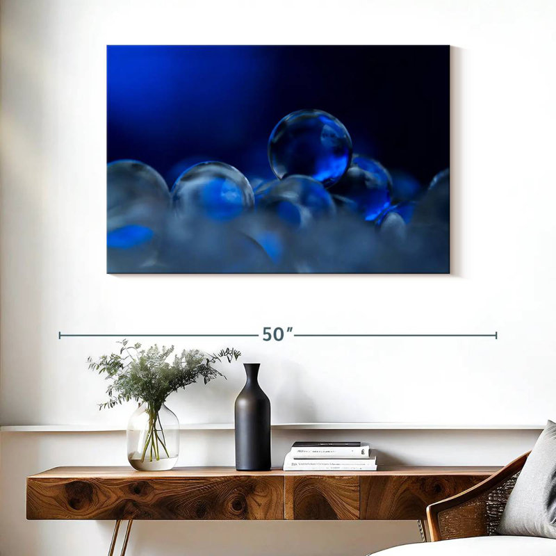 Bleu profond Avery, H 26 po x l 39 po