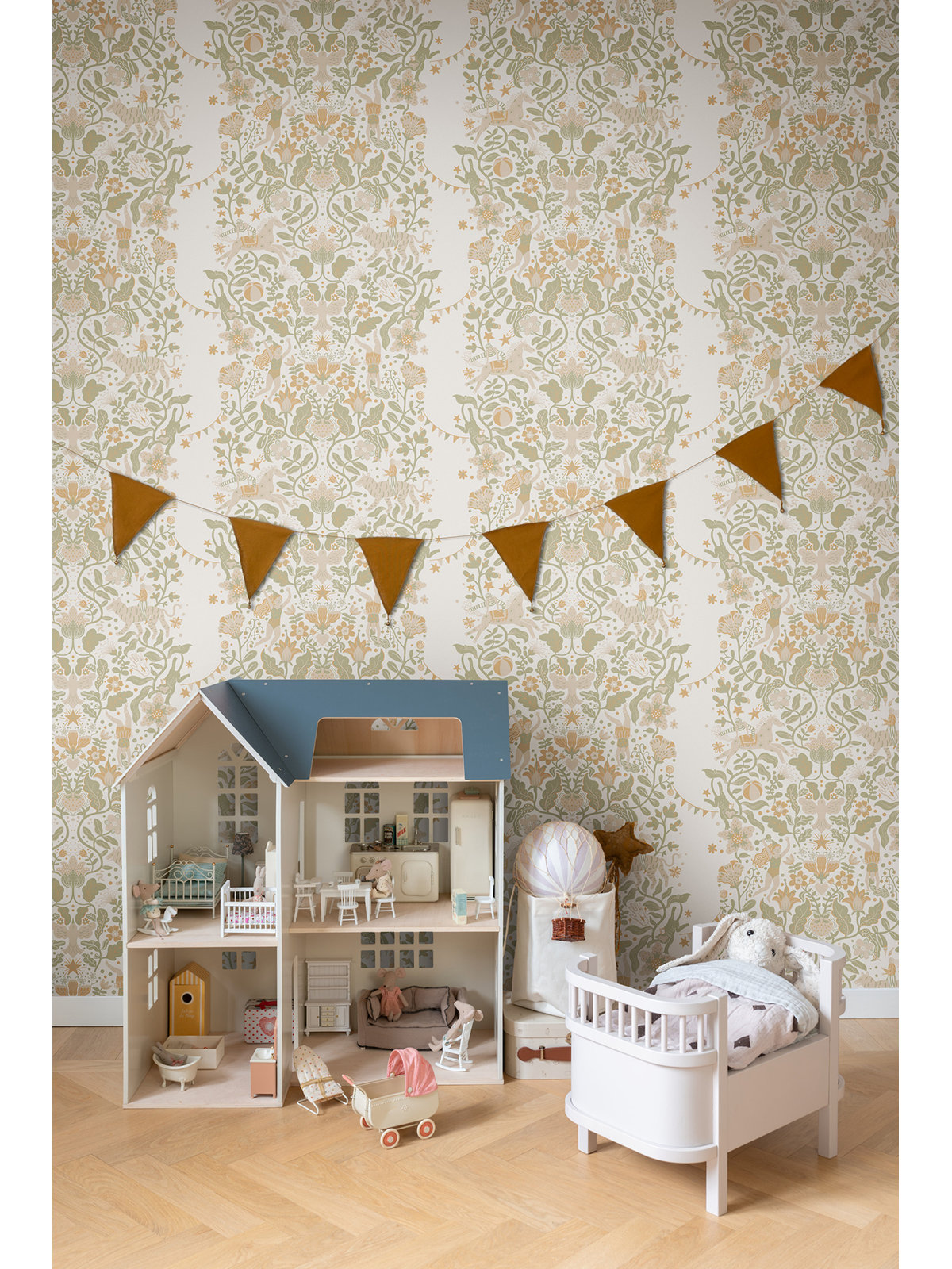 York Wallcoverings Wallpaper Double Roll, Moss