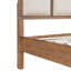 Base de lit plateforme en bois avec tête de lit tapissier Tatum-125845098-125845100