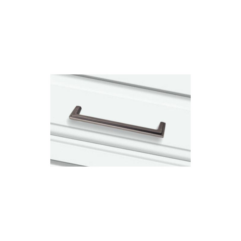 Lexa Bar Pull, 3 3/4", Brushed Oil Rubbed Bronze