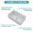 Durable Ceramic Kitchen Sinks, 30-inch Farmhouse Style, Space-saving Workstation