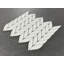 Carreau de mosaïque de mur et de plancher en porcelaine mate 1,06 po x 4 po