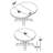 Caius Extendable Pedestal Dining Set