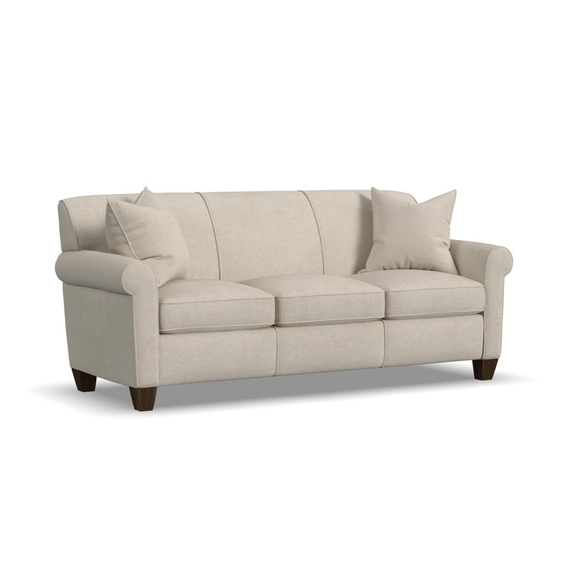 Finnian Sofa, Vanilla White Polypropylene/Olefin