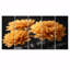 «Yellow Grey Luminous Luxury Mums Photo», ensemble d'art mural sur toile Mums-245719211