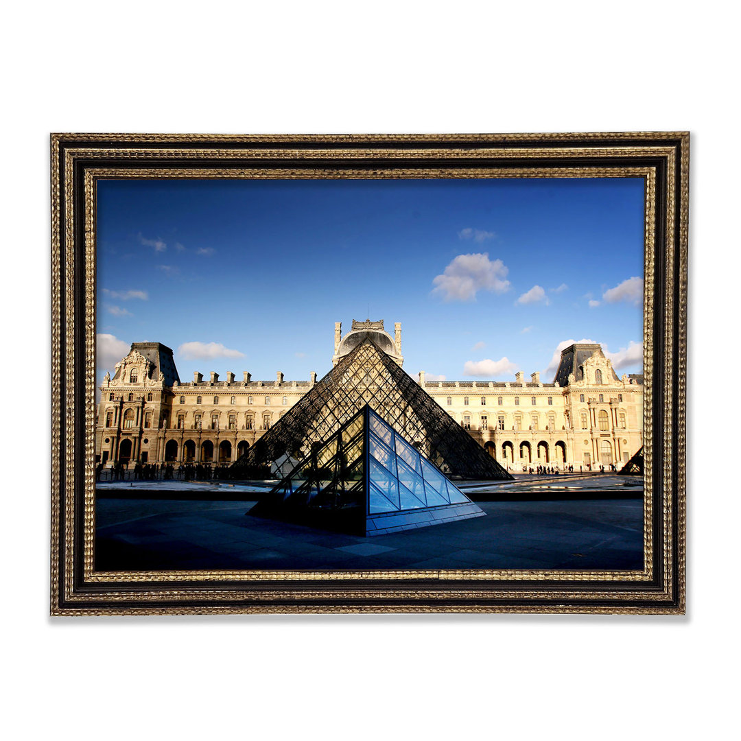 Der Louvre Paris Gerahmter Druck