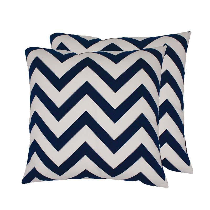 Housse de coussin Los Angeles, Chevron marine