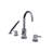 2 Handle Deck Roman Tub Faucet with Diverter