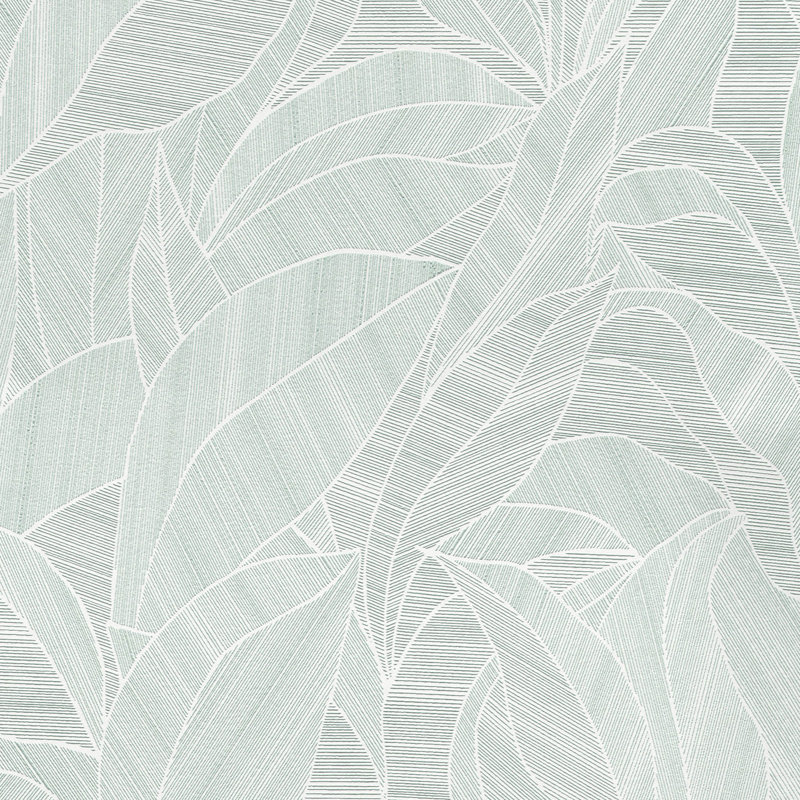 Papier peint feuilles Silvana, Green