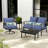 Aoodor Outdoor Seat/Back Cushion-101901614-101901617