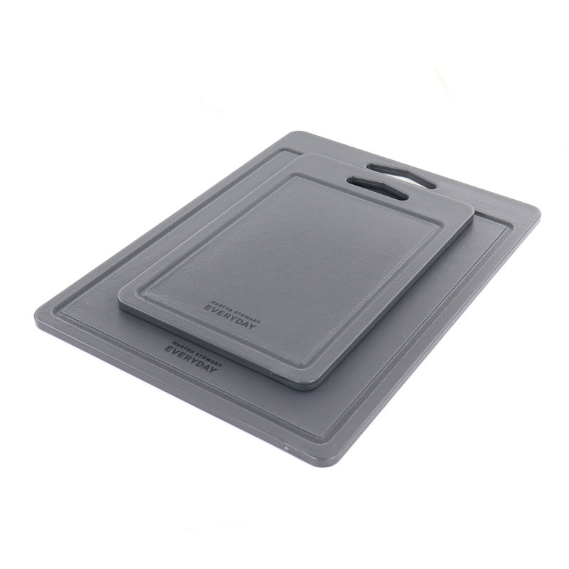 2 Piece Plastic Cutting Board Set