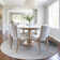 Machine Washable Indoor/Outdoor Xhevrie Silver Rug