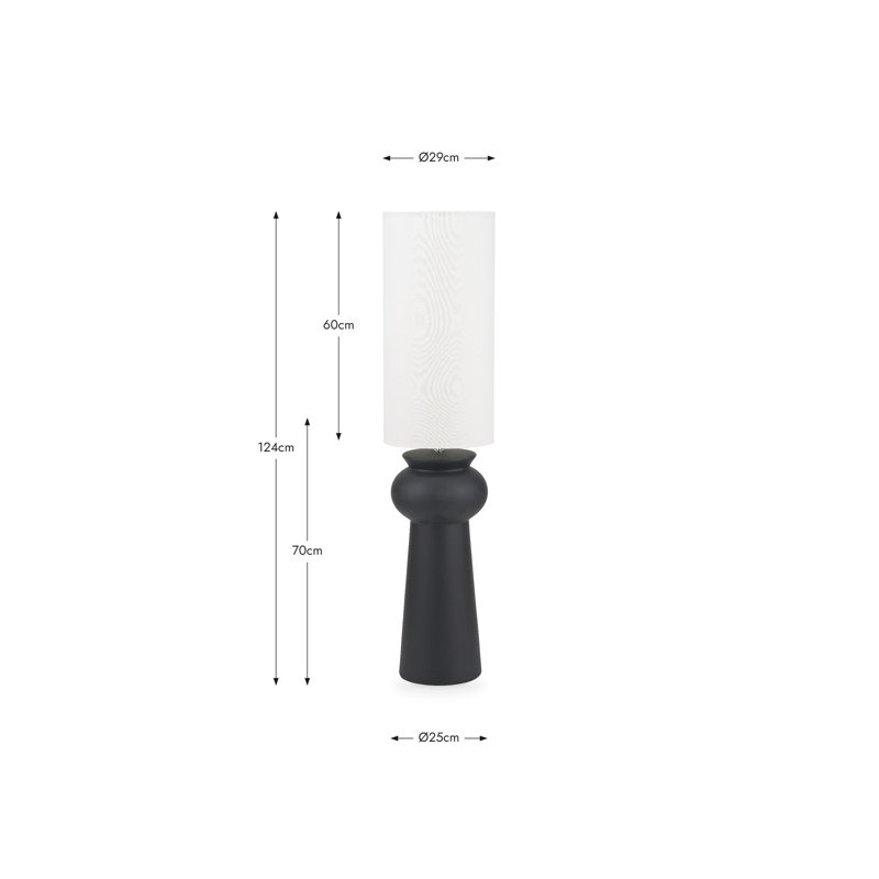 124cm Matte Novelty Floor Lamp