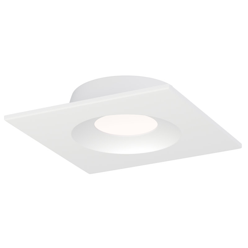 Kazushi Acrylic LED Flush Mount, White