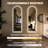 65" X 21" Led Arch Full Length Mirror. Dimmable, -Proof. Modern Style For Various Rooms. Reflection. . Adjustable Options. Clear Imaging. Two Lights Design Home. , Modes. Safe To Use